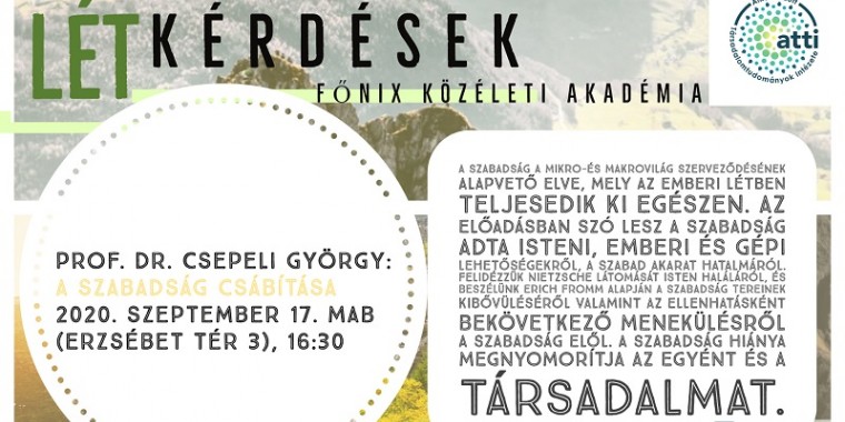 Főnix Közéleti Akadémia - Létkérdések