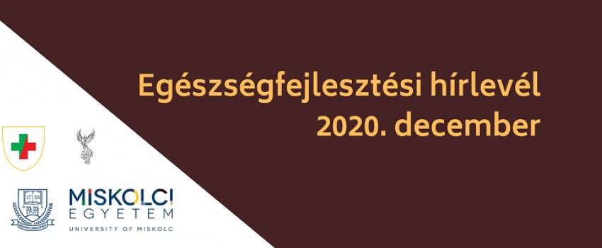 Megjelent az decemberi Egészségfejlesztési Hírlevél