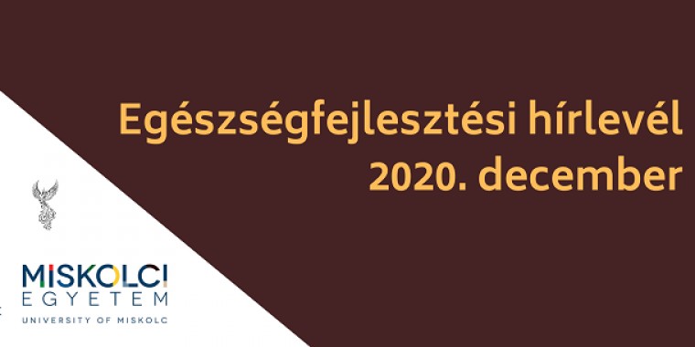 Megjelent az decemberi Egészségfejlesztési Hírlevél