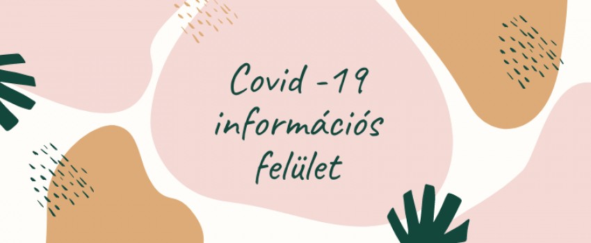 COVID-19 INFORMÁCIÓS FELÜLET