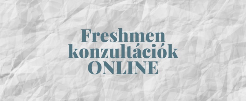 FRESHMEN KONZULTÁCIÓK