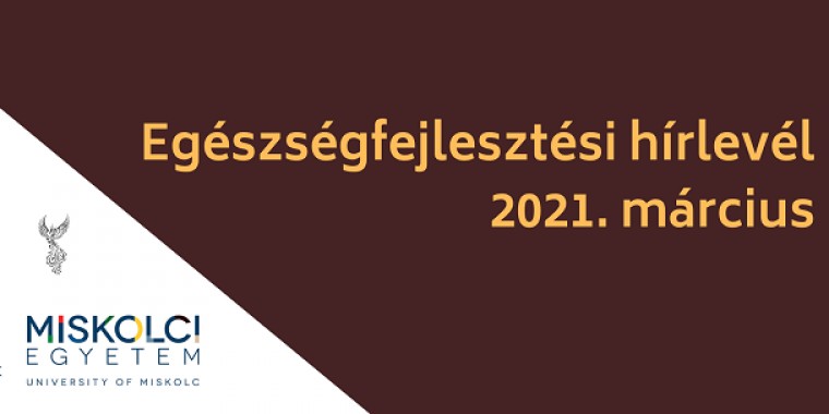 Megjelent a 2021. márciusi Egészségfejlesztési Hírlevél