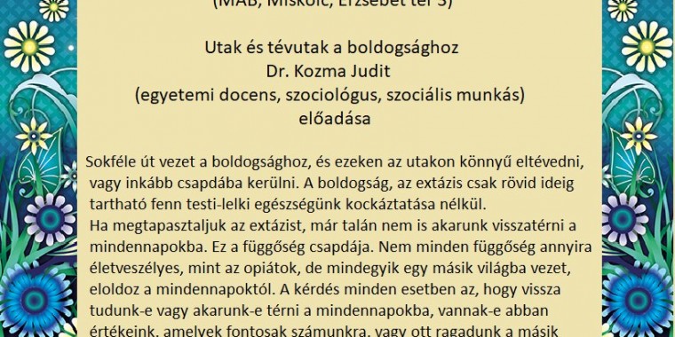 FŐNIX AKADÉMIA – UTAK ÉS TÉVUTAK A BOLDOGSÁGHOZ